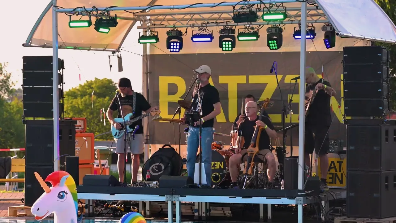 Dr. Siechenhofer live auf der Bühne im Aquantic Goslar